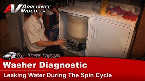 washer leaking during spin cycle|Washing Machine Leaks During Spin Cycle: Causes and。